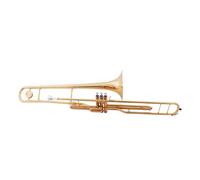 Instrumento Trombón Instrumento De Trombón De Pistón Plano B Con Soporte Para Tocar Profesional Para Principiantes Con Funda