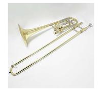 Instrumento Trombón Si Bemol A Fa Trombón Tenor Latón Lacado Oro Cambio De Tono Instrumento De Trombón Con Boquilla