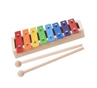 instrumento xilófono Glockenspiel De Xilófono Compacto De 8 Teclas Con Mazos Instrumento De Percusión Regalo Placa De Tres Capas De Hierro