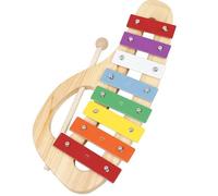 instrumento xilófono Xilófono De 8 Notas Con Mazo De Plástico Caja De Almacenamiento Instrumento Musical De Percusión Regalo De Xilófono