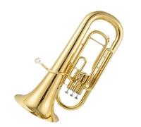 Instrumentos Bombardino Bombardino Bañado En Oro Y Latón Original De Japón Tono B Plano 3/4 Instrumento Solista De Interpretación Clave Trompeta(4)