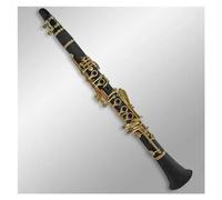 Instrumentos De Clarinete Con Cuerpo De Baquelita 17 Teclas Tono Eb Con Estuche De Almacenamiento Y Accesorios