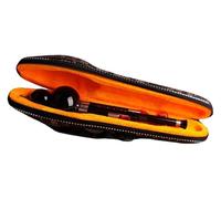 Instrumentos de madera Instrumentos nacionales Flauta Hulusi, instrumento musical nacional chino, flauta Hulusi de madera negra hecha a mano, flauta de cucurbitáceas de madera con estuche(Minor D)