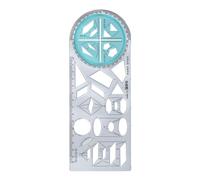 Instrumentos de medición: herramienta multifuncional de aprendizaje de matemáticas, reglas de dibujo para niños | Regla de función matemática geométrica flexible, herramienta de dibujo de actividad