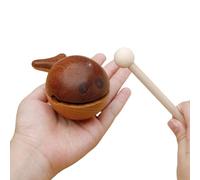 Instrumentos De Percusión Manual,Tambor de Madera China con de - Tambor De Madera Juguete Musical Para Meditación Viajes Exteriores Y Sala De Estar