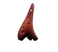 instrumentos de tocador, Instrumento musical Ocarina de 12 agujeros Flauta de ocarina ardiente CeramiAlto C/Soprano CFG MusiBeginner Ocarina Flauta (color: Alto C) (Color : Alto C)