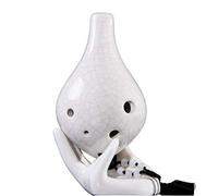 instrumentos de tocador, Ocarina de 6 agujeros for principiantes, introducción al instrumento Alto a seis agujeros, estudiantes, regalo for adultos, flauta de Ocarina (color: O) (Color : F)