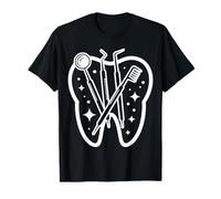 Instrumentos dentales Set Herramientas Dentista Higienista Camiseta