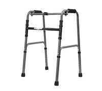 Instrumentos médicos de ayuda para caminar Estructura de aleación de aluminio, andador con 2 ruedas, andador asistido por asiento de transporte, una variedad de estilos, C (a)