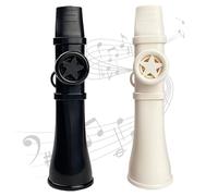 Instrumentos musicales, 2pcs Kazoo para niños y adultos, flauta de kazoos de 5.3x1.4 pulgadas de fuerte, instrumentos musicales fáciles de aprender para todas las edades regalos únicos, kazoos para n