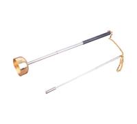 Instrumentos musicales budistas,Instrumentos de Dharma | Elegantes y hermosos instrumentos de percusión con símbolo de dedo - Instrumentos musicales budistas retráctiles, timbre de cobre