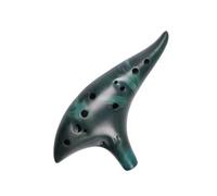 Instrumentos Musicales De Flauta Clásica De Tono C De Ocarina De Cerámica Instrumento De Ocarina De 12 Agujeros Para Estudiantes Principiantes (Color : Green)