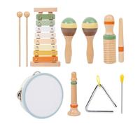 Instrumentos Musicales De Madera Educación Percusión Toy Xilófono Tambor Sensory Toy Para Niños Juegos Sensoriales Y Aprender Música Portátil