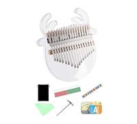 AWHAO Instrumentos Musicales de Piano Pulgar Tono de Bolsillo Instrucción de Estudio de Llave de Llave Accesorios para Niños Vacaciones de Viaje, Ciervo