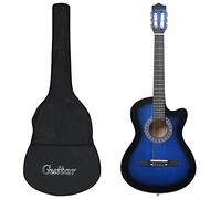 Instrumentos musicales - Hobbies & Creative Arts - Juego de 12 piezas de guitarra clásica occidental con 6 cuerdas azul 38