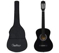 Instrumentos musicales - Hobbies & Creative Arts - Juego de 8 piezas de guitarra clásica para principiantes, color negro, 3/4 de 36 pulgadas
