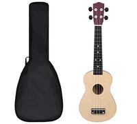 Instrumentos musicales - Hobbies & Creative Arts - Juego de ukelele con bolsa para niños, madera clara de 23 pulgadas