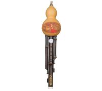 Instrumentos Musicales Hulusi Instrumentos De Viento De Madera Chinos Tradicionales C-Key B-Flat A-Key Introducción A Niños Y Estudiantes (Color : Yellow, Size : C-Key)