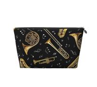 Instrumentos Musicales Impresión Clásica, Bolsa de artículos de tocador Bolsa de Maquillaje Bolsa de cosméticos Bolsa de artículos de tocador de Viaje portátil