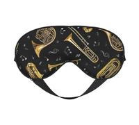 Instrumentos Musicales Impresión Clásica, Cubreojos completos Antifaz bloqueador de luz Antifaz para dormir Antifaz suave con los ojos vendados Noche