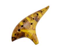 Instrumentos musicales, Ocarina, Doce agujeros Cerámica amarilla Ardiente CeramiAlto Flauta Ocarina Amigos Principiante Ocarina Flauta