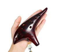 Instrumentos musicales, Ocarina, Leyenda de 12 hoyos Zelda Ocarina of Time Alto Smoldering Ocarina CeramiFlute Amigo Regalo Ocarina Flauta
