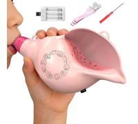 Instrumentos musicales para niños - Juguete de trompeta de caracola de modo doble - 54 efectos de sonido - con rimas infantiles de animales | para niños niñas estudiantes audición capacidad pulmonar d