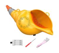 Instrumentos musicales para niños - Juguete de trompeta de caracola de modo doble - 54 efectos de sonido - con rimas infantiles de animales | para niños niñas estudiantes audición capacidad pulmonar d