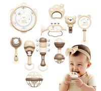 Instrumentos musicales para niños pequeños, juego de percusión musical para juguetes educativos portátiles que estimulan el despertar desde 18 meses