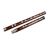 Instrumentos musicales profesionales de viento madera CDEFG Clave china Dizi Flauta transversal for principiantes Flautas(Brown)
