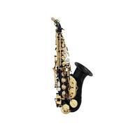 Instrumentos Musicales Profesionales Saxofón Saxophone De Oro Negro B-Flat Latón Agudos Saxofón De Tubo De Curva Pequeña
