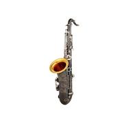 Instrumentos Musicales Saxofón Tenor Bb Tono Negro Níquel Plata Llave Saxo Con Estuche Boquilla (Color : 01)