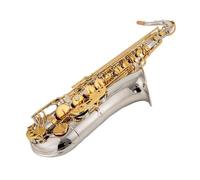 Instrumentos Musicales Saxofón Tenor Bb Tono Tubo Niquelado Llave Dorada Saxofón Con Estuche Boquilla Guantes