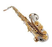 Instrumentos Musicales Saxofón Tenor Tono Bb Tubo Niquelado Llave Dorada Saxofón Con Estuche Boquilla Beginner Saxofón