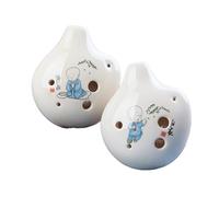 Instrumentos ocarinas de cerámica, Juego completo for principiantes de Ocarina Alto C 6 agujeros(1)