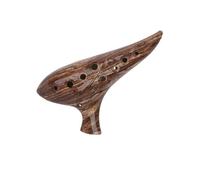 Instrumentos ocarinas de cerámica, Ocarina 12 agujeros resina Alto C clave alcanfor madera grano