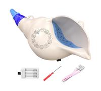 Instrumentos para niños | Dispositivo musical con 54 efectos sonoros, juguetes musicales concha, doble modo, rimas animales | para audición, capacidad pulmonar, machos y hembras