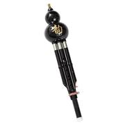 Instrumentos profesionales Hulusi, flauta de cucurbitáceas hecha a mano china, flauta de calabaza con llave C, con estuche, Musical de calabaza