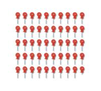 Insulador Pastor Eléctrico - Aislador Z4, Z5, Z8 Resistente al Sol, Impermeable, Fácil Instalación, Plástico y Acero, Para Cercas de Madera y Postes, Paquete 50 Piezas