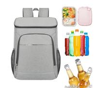 Insulated Backpack - 17.32 Inches Lunch Cooler Backpack for Outdoor Use, Waterproof Leakproof with Spacious Design and Comfortable Straps, Food Storage Bag for Camping Beach Hiking BBQ Travel Picnic