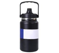 Insulated Bottles, Leakproof Stainless Steel Flask, Portable 4L Cold WaterJug, Leak-Proof Hydration Container for Outdoor Beach Sports Travel Gym Cycling School Daily Activities