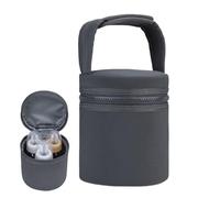 Insulated Breast Milk Bag - Cooler Bag for 2 Large 8oz Bottles with Detachable Strap, Portable Chiller for Nursing, Daycare, Travel, Work, and Daily Feeding, Keeps Milk Fresh and Safe for