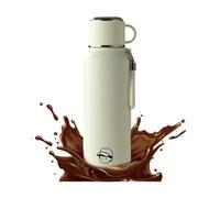 Insulated Coffee Bottle, 1L Leak Proof Thermal Mug, Stainless Steel Vacuum Flask With Double Wall Insulation And Secure Lid, Large Capacity Hot Cold Beverage Container, Portable Drinkware For Travel