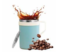 Insulated Coffee Tumblers - Travel Coffee Mug | Double-Walled Stainless Steel Drinkware | Travel Mug With Lid | For Women Men Home Kitchen Office Bar Birthday Christmas