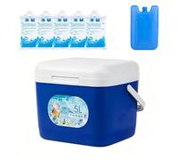 Insulated Cooler | 5L Leakproof Portable Long-Lasting | Picnic Cooler Box I