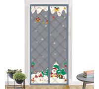 Insulated Curtain - Thermal Curtains | Windproof Door Cover | Temperature Protection Doorway Barrier | for Home Apartment Patio Room Entryway Outdoor Winter Use Men Women Families