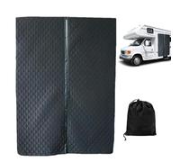 Insulated Door Cover - 52.36x70.87 Inches Door Insulation Cover | Magnetic Windproof Rv Curtains | Rv Doors Covers for Winter for Bedroom Living Room Bathroom Dorm Trailer Hotel Garage