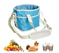 Insulated Drink Carrier Bag, 4-Cup Waterproof Folding Tote, 7.874x7.874x7.874 Inches Beverage Bags with Sturdy Material, Drink Carrier, Tote Bag with Portable Design, Accessory for Travel Delivery