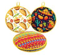 Insulated Food Keeper - Tortilla Warmer for Party Use | 3 Piece Microwave Pouch with 12in Capacity, Holds Up To 15 Pancakes, Catering Buffets Hosting Pizza Cooking Kitchen Accessory