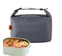 Insulated Lunch Bag, Foil Lunch Box, 9.84 X 5.51 X 8.66 in Waterproof Aluminum Leakproof Portable Carrier with Ergonomic, Handheld Bags Handle for Work, School, Hiking, Office, Picnic, and Beach